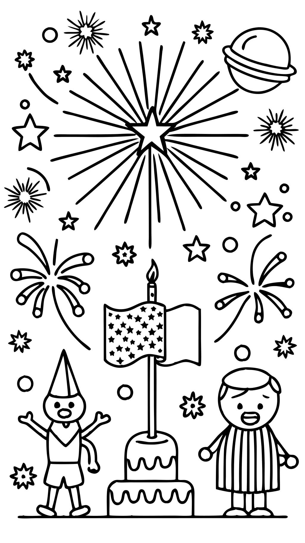 4th of july coloring pages